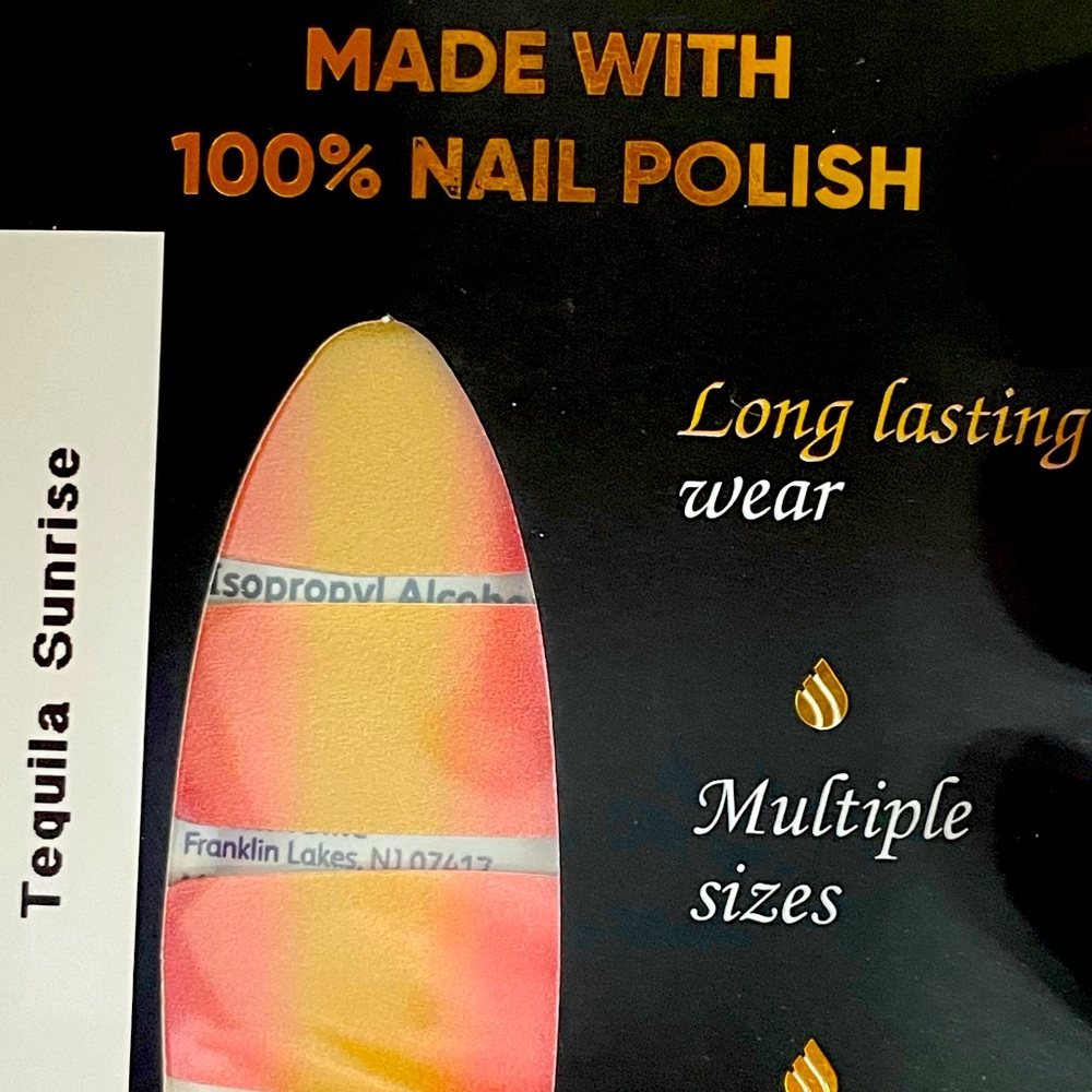 Rarity Nail Strips “Tequila Sunrise”